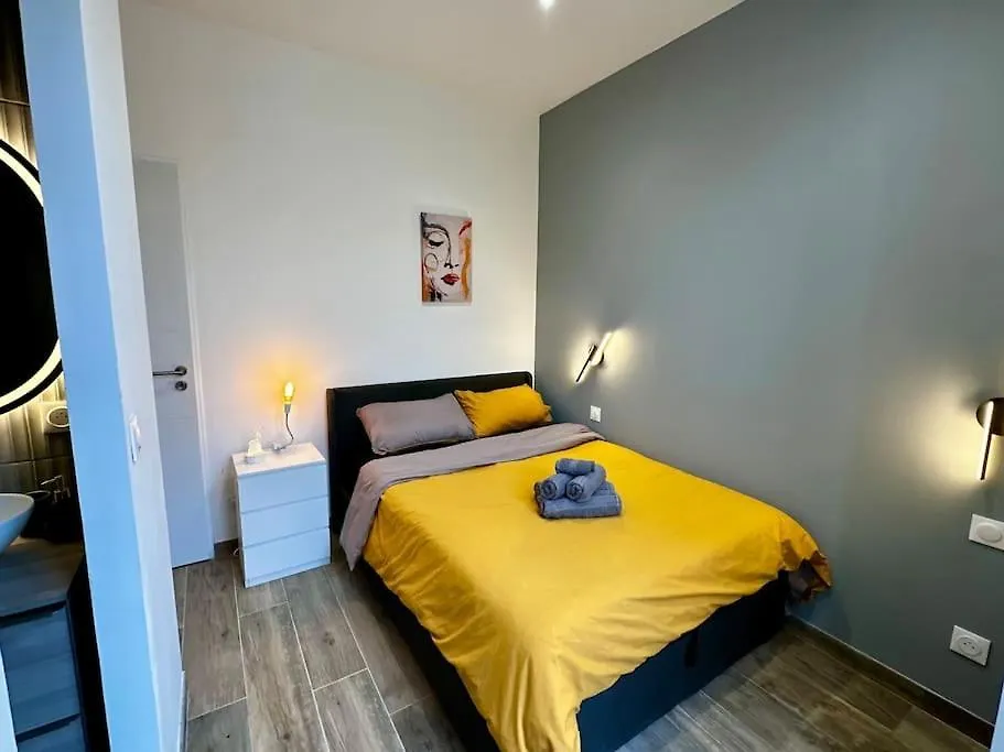 Chic Renovated 2 Bedroom Entire Apartment Or Only Private Rooms In Liberation In Nice With Garage On Demand, Ac, Wi-Fi And Tram Access