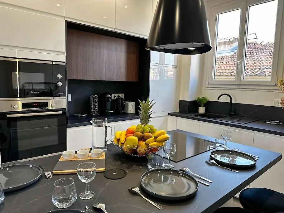 Chic Renovated 2 Bedroom Entire Apartment Or Only Private Rooms In Liberation In Nice With Garage On Demand, Ac, Wi-Fi And Tram Access